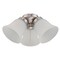 Westinghouse Ceiling Fan -Light Kit 3Lgt Cluster, Brushed Nickel Frosted Ribbed Glass 7784900 - alternate 1